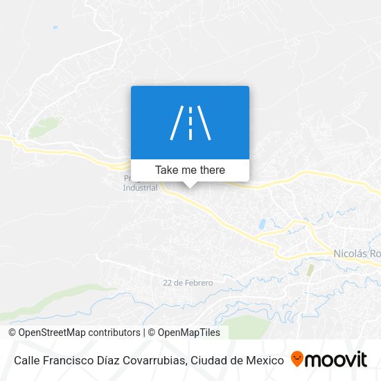 Calle Francisco Díaz Covarrubias map