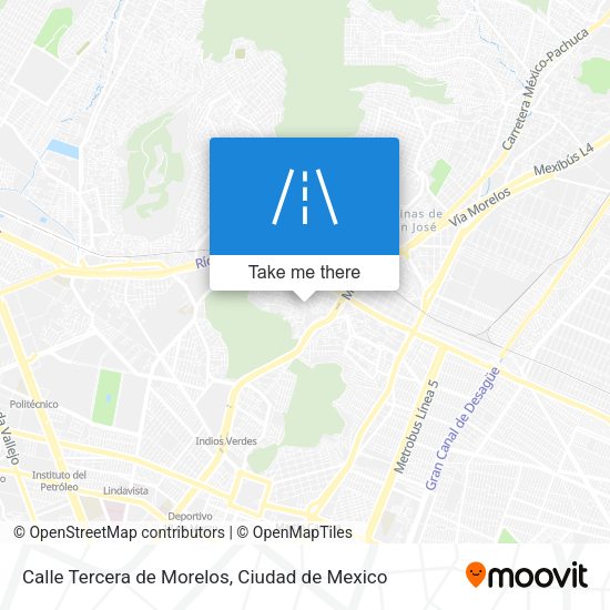 Calle Tercera de Morelos map