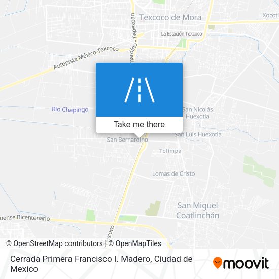 Cerrada Primera Francisco I. Madero map