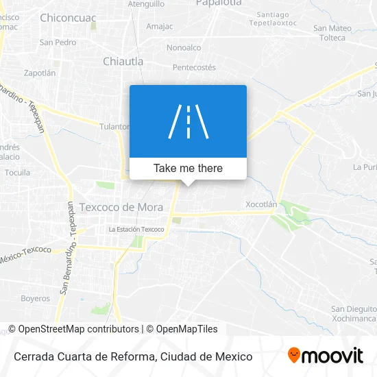 Cerrada Cuarta de Reforma map