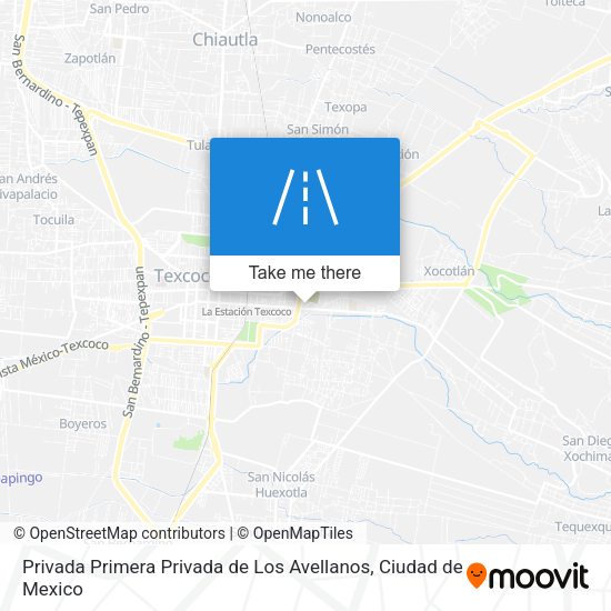 Privada Primera Privada de Los Avellanos map