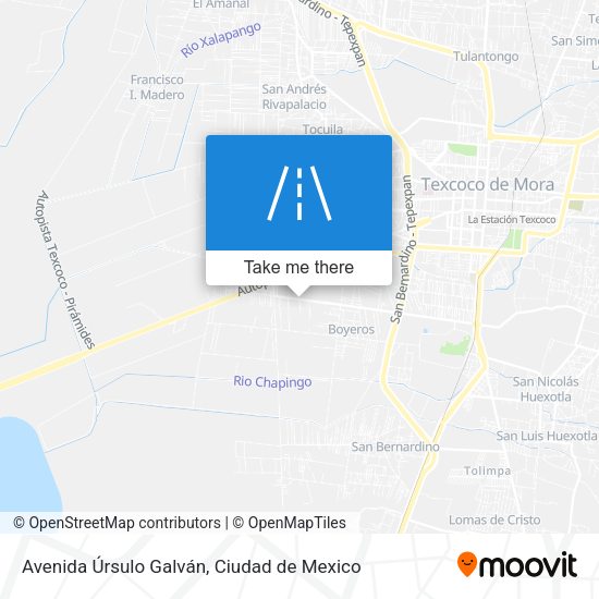Mapa de Avenida Úrsulo Galván