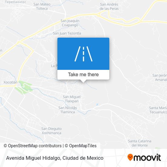 Avenida Miguel Hidalgo map