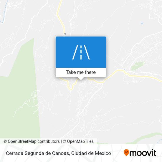 Cerrada Segunda de Canoas map
