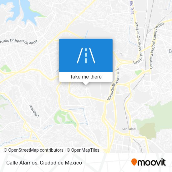 Mapa de Calle Álamos
