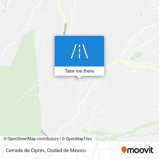 Mapa de Cerrada de Ciprés