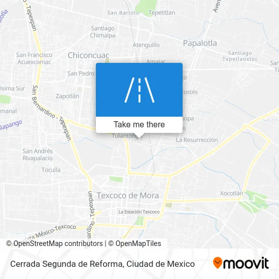 Cerrada Segunda de Reforma map