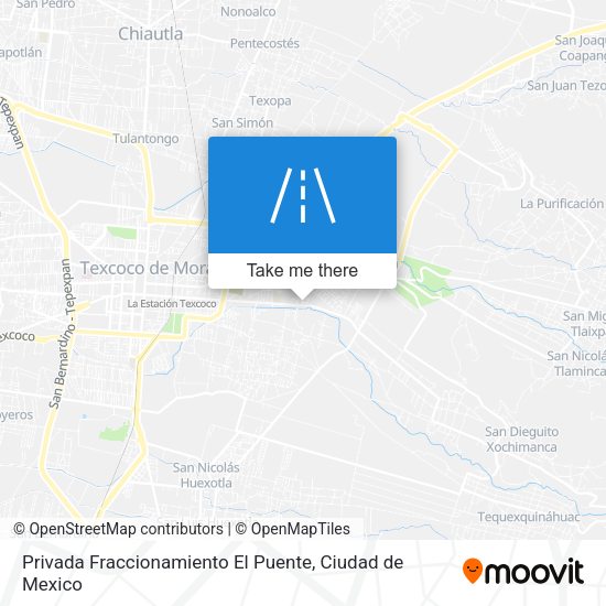 Privada Fraccionamiento El Puente map
