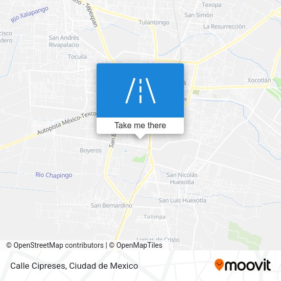 Calle Cipreses map