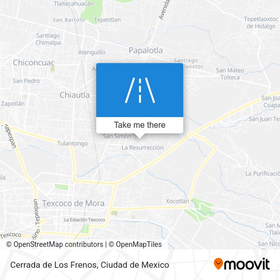 Mapa de Cerrada de Los Frenos