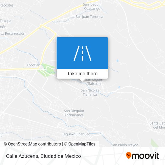 Calle Azucena map