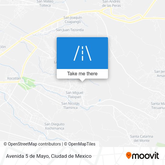 Mapa de Avenida 5 de Mayo
