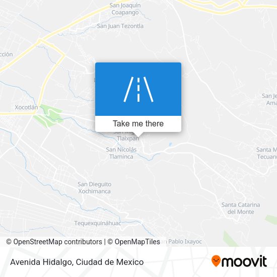 Mapa de Avenida Hidalgo