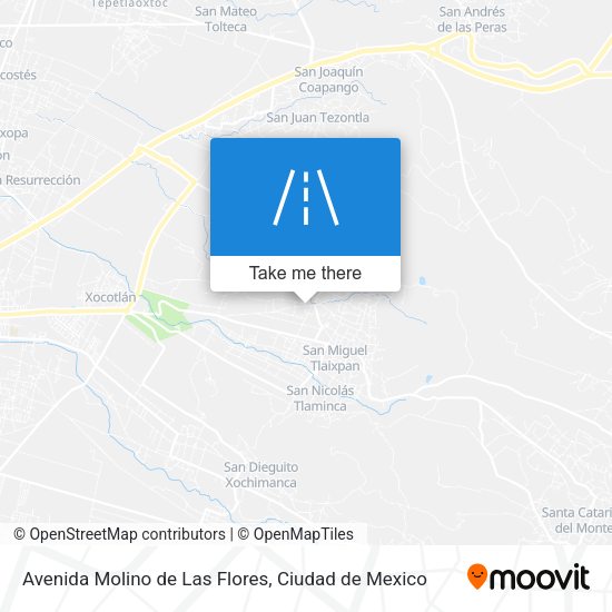 Avenida Molino de Las Flores map