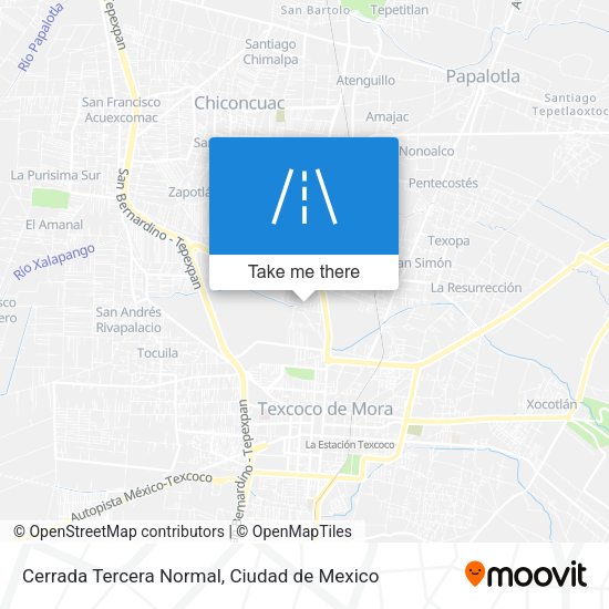 Mapa de Cerrada Tercera Normal