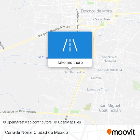 Cerrada Noria map