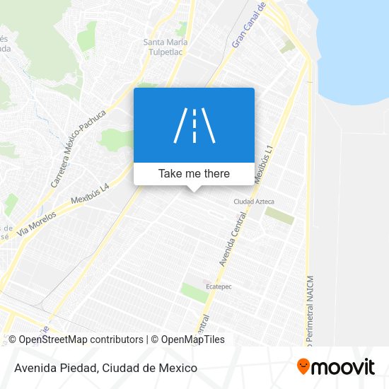 Avenida Piedad map