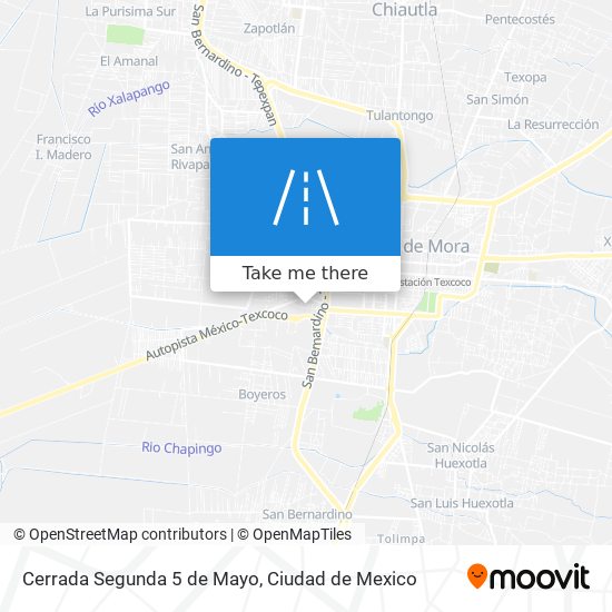 Cerrada Segunda 5 de Mayo map