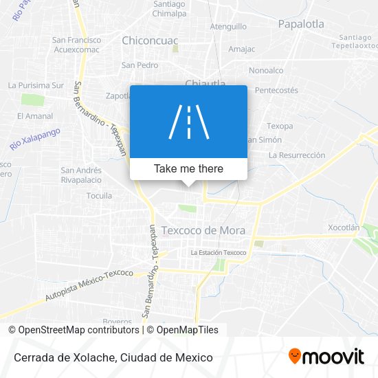 Cerrada de Xolache map