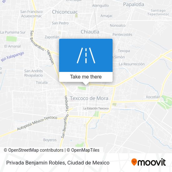 Privada Benjamín Robles map