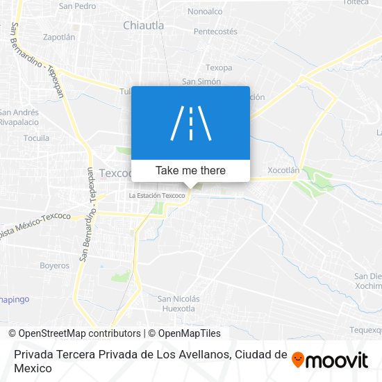 Privada Tercera Privada de Los Avellanos map