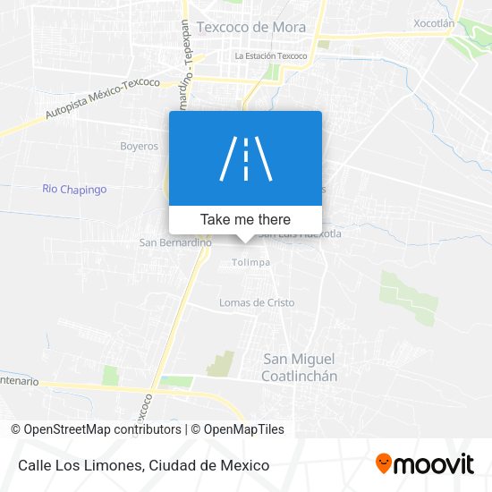 Mapa de Calle Los Limones