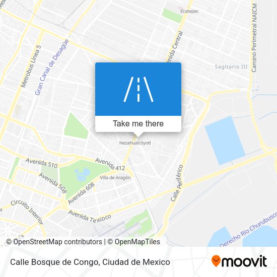 Calle Bosque de Congo map