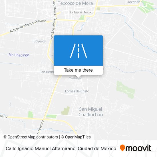 Mapa de Calle Ignacio Manuel Altamirano