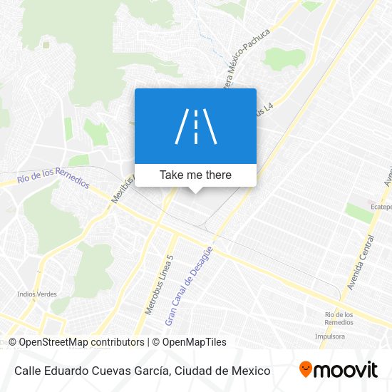 Mapa de Calle Eduardo Cuevas García