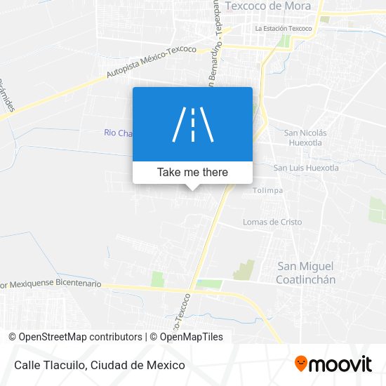 Mapa de Calle Tlacuilo