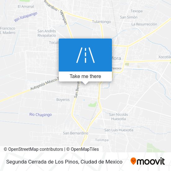 Segunda Cerrada de Los Pinos map