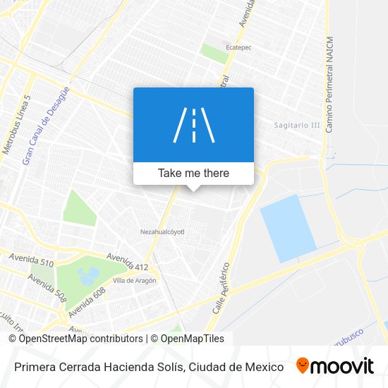 Primera Cerrada Hacienda Solís map