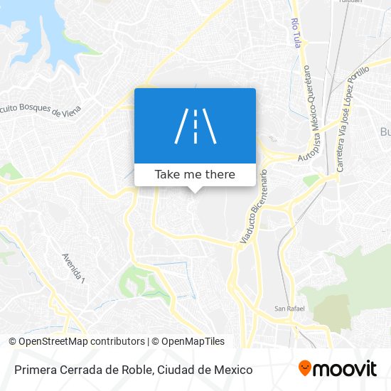 Primera Cerrada de Roble map