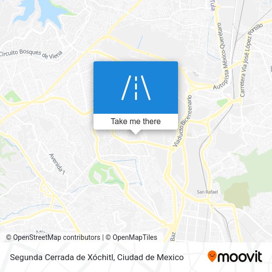 Segunda Cerrada de Xóchitl map