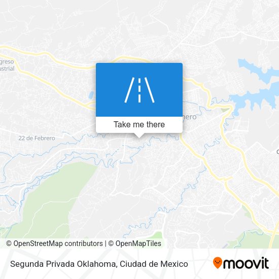 Mapa de Segunda Privada Oklahoma