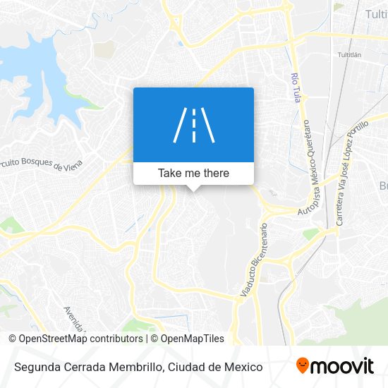Mapa de Segunda Cerrada Membrillo