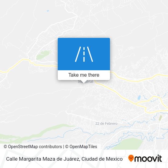 Calle Margarita Maza de Juárez map