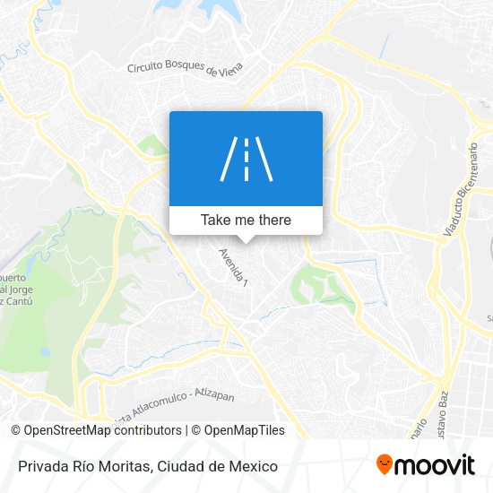 Mapa de Privada Río Moritas