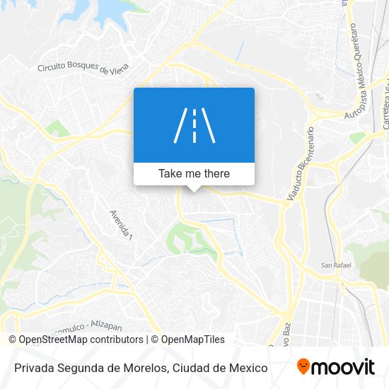 Mapa de Privada Segunda de Morelos