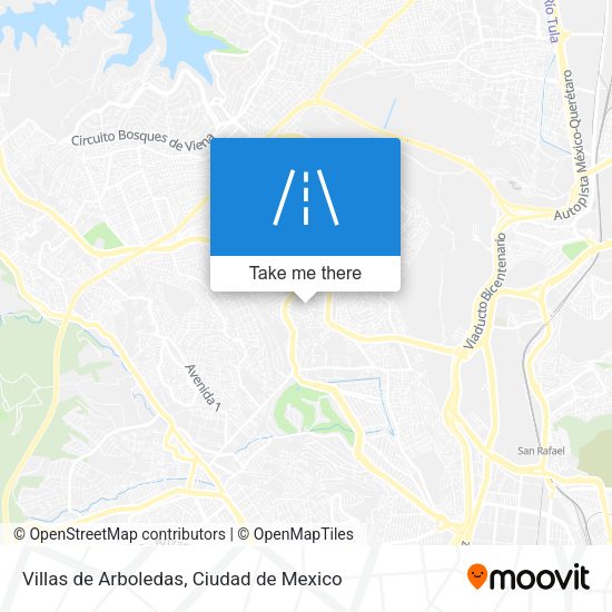 Villas de Arboledas map