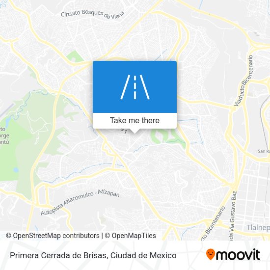 Mapa de Primera Cerrada de Brisas