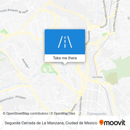Segunda Cerrada de La Manzana map