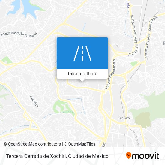 Tercera Cerrada de Xóchitl map