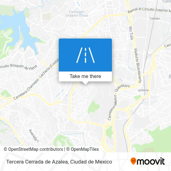 Tercera Cerrada de Azalea map