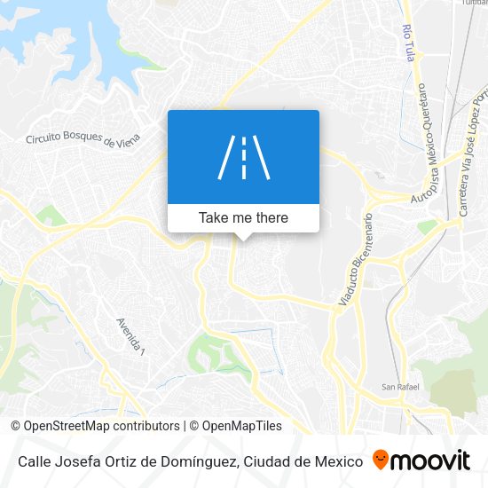 Calle Josefa Ortiz de Domínguez map