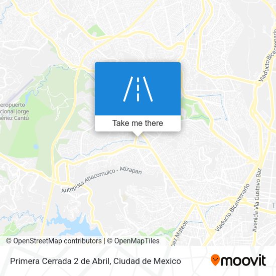 Primera Cerrada 2 de Abril map