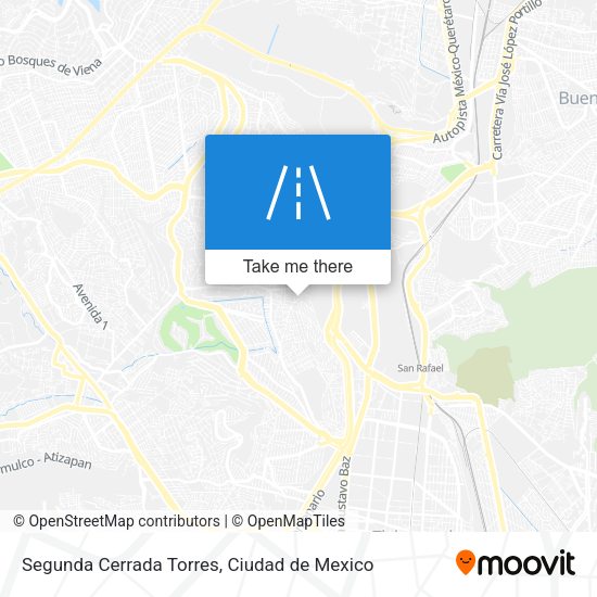 Mapa de Segunda Cerrada Torres