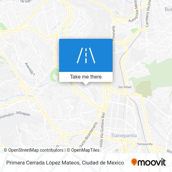 Primera Cerrada López Mateos map
