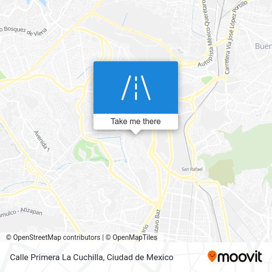 Calle Primera La Cuchilla map