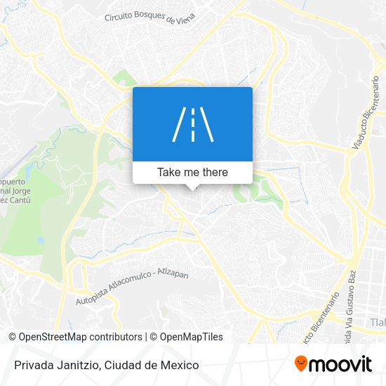 Privada Janitzio map
